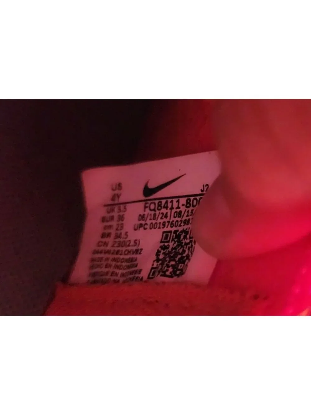 Nike Youth Sz. 4 Mercurial Vapor 16 Academy IC GS Soccer Shoes FQ8411-800